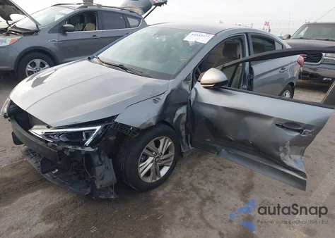 2019 Hyundai Elantra Sel from USA, damaged, VIN KMHD84LF2KU741291